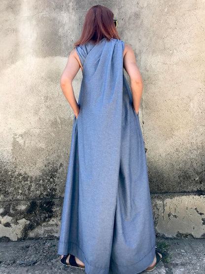 Japanese clothing, women's jumpsuits, denim jumpsuits, women's robe dresses, summer jumpsuits, maxi jumpsuits, luxury jumpsuits, cotton jumpsuits